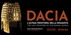 affiche de l'expo dacia-l-ultima-frontiera-della-romanita-mostra