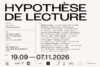 Hypothèse de lecture 🗓 🗺
